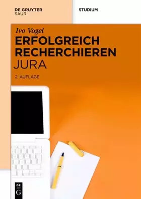 Couverture du produit · Erfolgreich recherchieren Jura