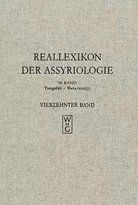 Couverture du produit · Tiergefäß – waša/ezzil(i)