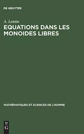 Couverture du produit · Equations Dans Les Monoides Libres