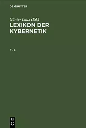 Couverture du produit · F - L (Lexikon der Kybernetik)