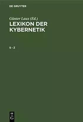 Couverture du produit · S - Z (Lexikon der Kybernetik)
