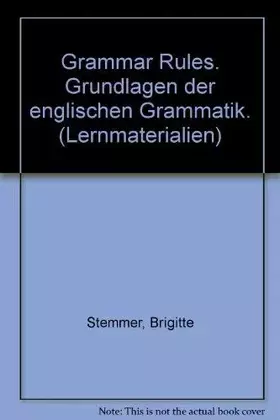 Couverture du produit · Grammar Rules