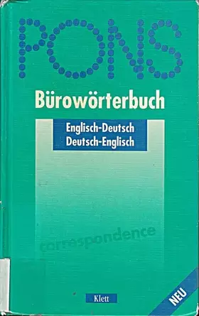 Couverture du produit · PONS Bürowörterbuch, Englisch