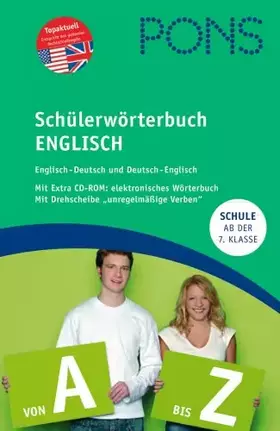 Couverture du produit · PONS Schülerwörterbuch Englisch. Englisch-Deutsch /Deutsch-Englisch