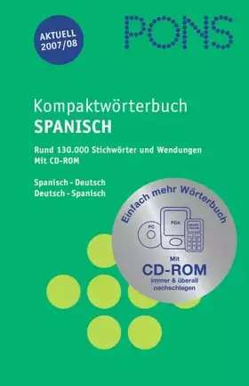 Couverture du produit · PONS Kompaktwörterbuch Spanisch. Spanisch-Deutsch /Deutsch-Spanisch