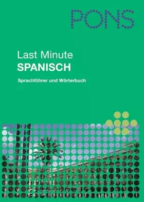 Couverture du produit · PONS Last Minute Spanisch