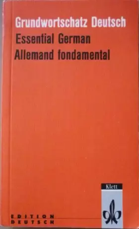 Couverture du produit · Grundwortschatz Deutsch - Essential German
