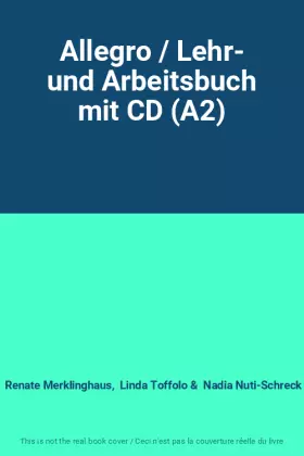 Couverture du produit · Allegro / Lehr- und Arbeitsbuch mit CD (A2)