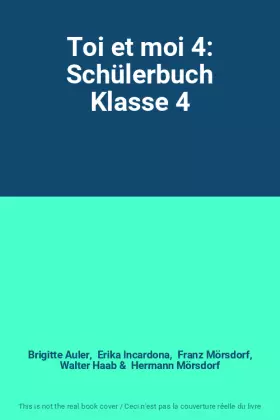 Couverture du produit · Toi et moi 4: Schülerbuch Klasse 4