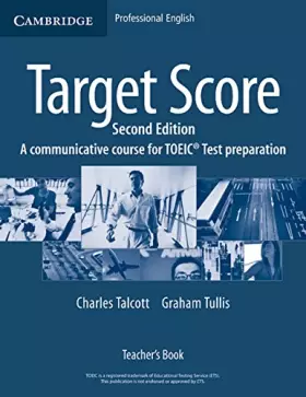 Couverture du produit · Target score: Teacher's Book