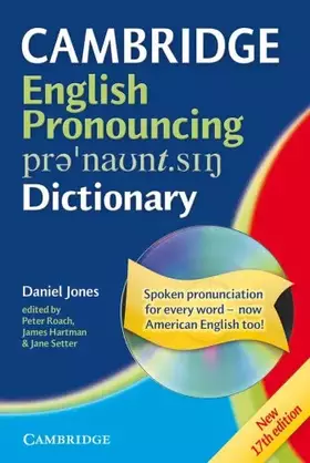 Couverture du produit · Daniel Jones English Pronouncing Dictionary