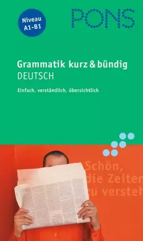 Couverture du produit · PONS: Grammatik kurz & bündig - Deutsch