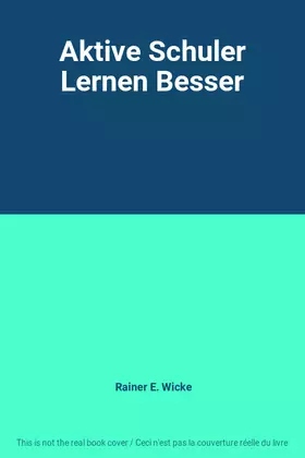 Couverture du produit · Aktive Schuler Lernen Besser