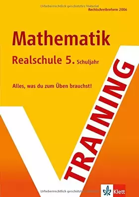 Couverture du produit · Training Mathematik 5. Klasse Realschule