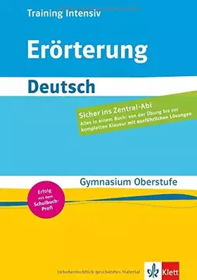 Couverture du produit · Erörterung Deutsch: Gymnasium Oberstufe