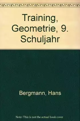 Couverture du produit · Training, Geometrie, 9. Schuljahr