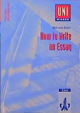 Couverture du produit · How to Write an Essay.