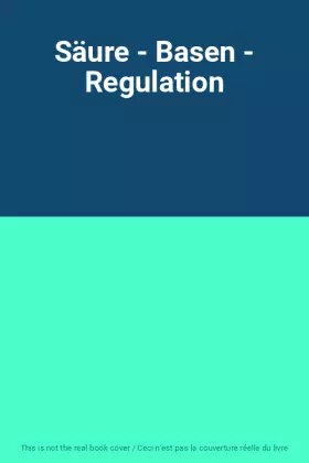 Couverture du produit · Säure - Basen - Regulation