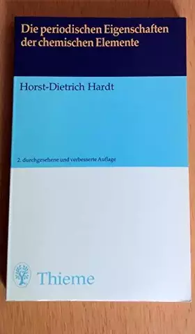 Couverture du produit · Die periodischen Eigenschaften der chemischen Elemente