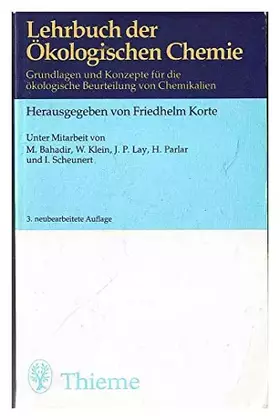 Couverture du produit · Lehrbuch der Ökologischen Chemie
