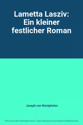 Couverture du produit · Lametta Lasziv: Ein kleiner festlicher Roman