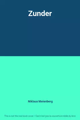Couverture du produit · Zunder