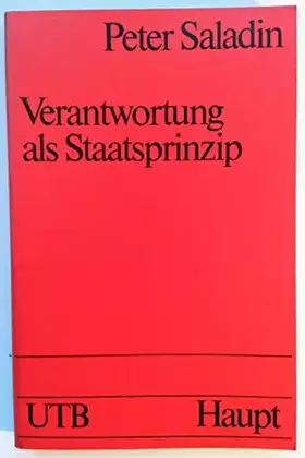 Couverture du produit · Verantwortung als Staatsprinzip.