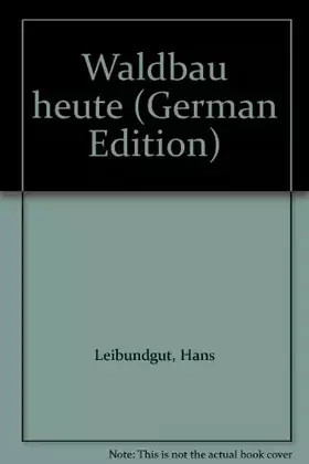 Couverture du produit · Waldbau heute