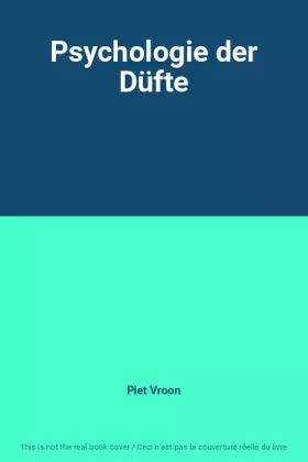 Couverture du produit · Psychologie der Düfte