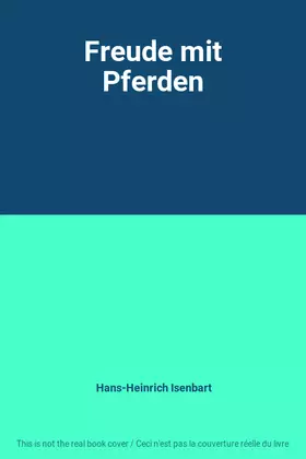 Couverture du produit · Freude mit Pferden