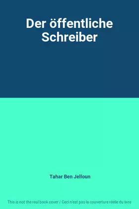 Couverture du produit · Der öffentliche Schreiber