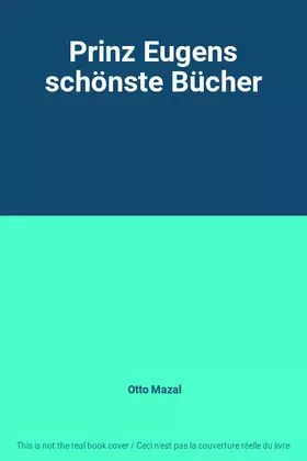 Couverture du produit · Prinz Eugens schönste Bücher
