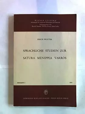 Couverture du produit · Sprachliche Studien zur satura Menippea Varros