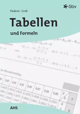 Couverture du produit · Tabellen und Formeln, Ausgabe AHS