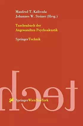 Couverture du produit · Taschenbuch der Angewandten Psychoakustik