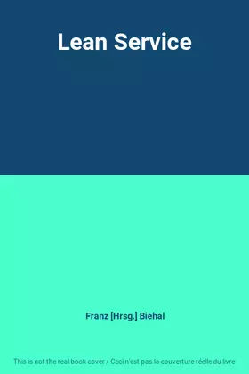 Couverture du produit · Lean Service
