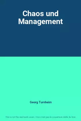 Couverture du produit · Chaos und Management