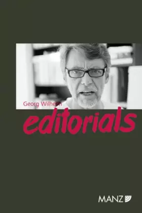 Couverture du produit · Editorials