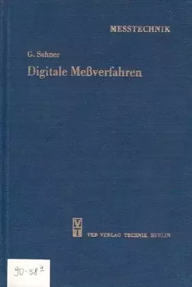 Couverture du produit · Digitale Meßverfahren