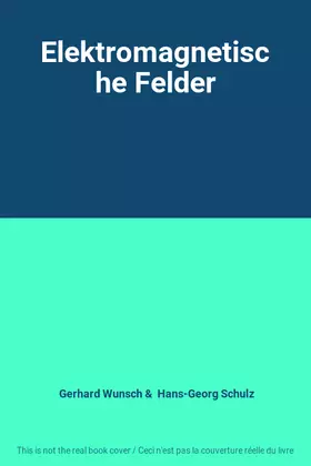 Couverture du produit · Elektromagnetische Felder