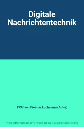 Couverture du produit · Digitale Nachrichtentechnik