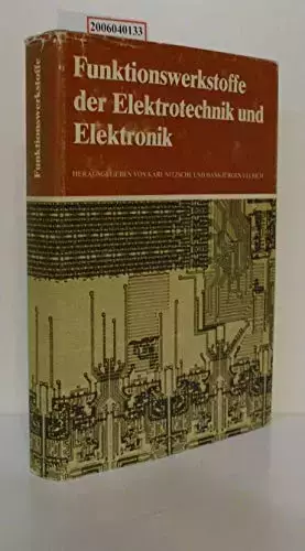 Couverture du produit · Funktionswerkstoffe der Elektrotechnik und Elektronik