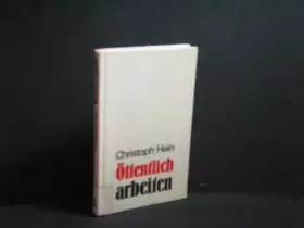 Couverture du produit · Öffentlich arbeiten: Essais und Gespräche