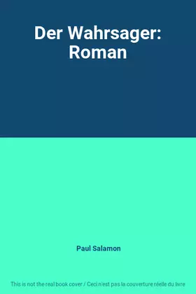 Couverture du produit · Der Wahrsager: Roman