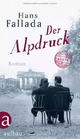 Couverture du produit · Der Alpdruck: Roman