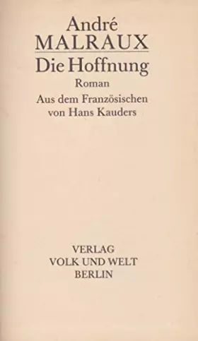 Couverture du produit · Die Hoffnung. Roman