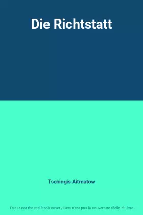 Couverture du produit · Die Richtstatt