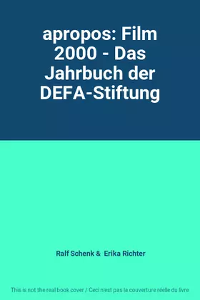 Couverture du produit · apropos: Film 2000 - Das Jahrbuch der DEFA-Stiftung