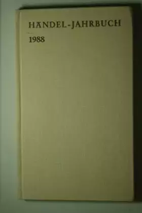 Couverture du produit · Händel-Jahrbuch 1988