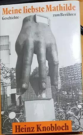 Couverture du produit · Meine liebste Mathilde - Geschichte - zum Berühren